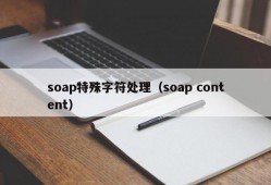 soap特殊字符处理（soap content）